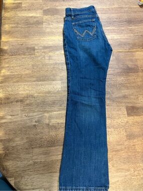 Wrangler Women's Dark Blue Wide Leg Jeans